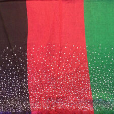 Ladies Afgahn Flag scarf with shine